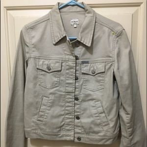 Vintage Calvin Klein cream color jean jacket